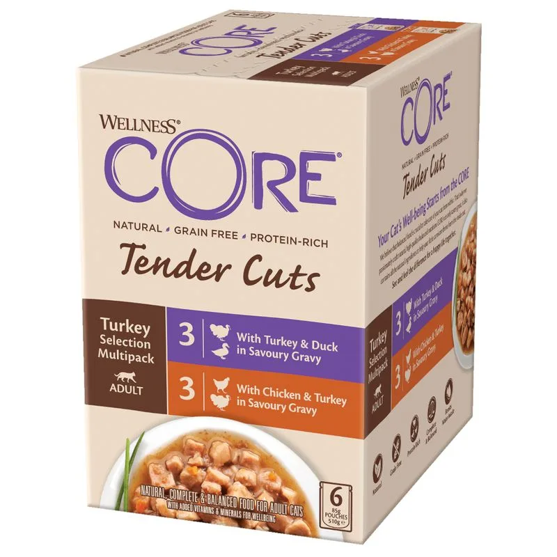 Wellness Core Tender Cuts 6 x 85 g (Selezione di Tacchino)