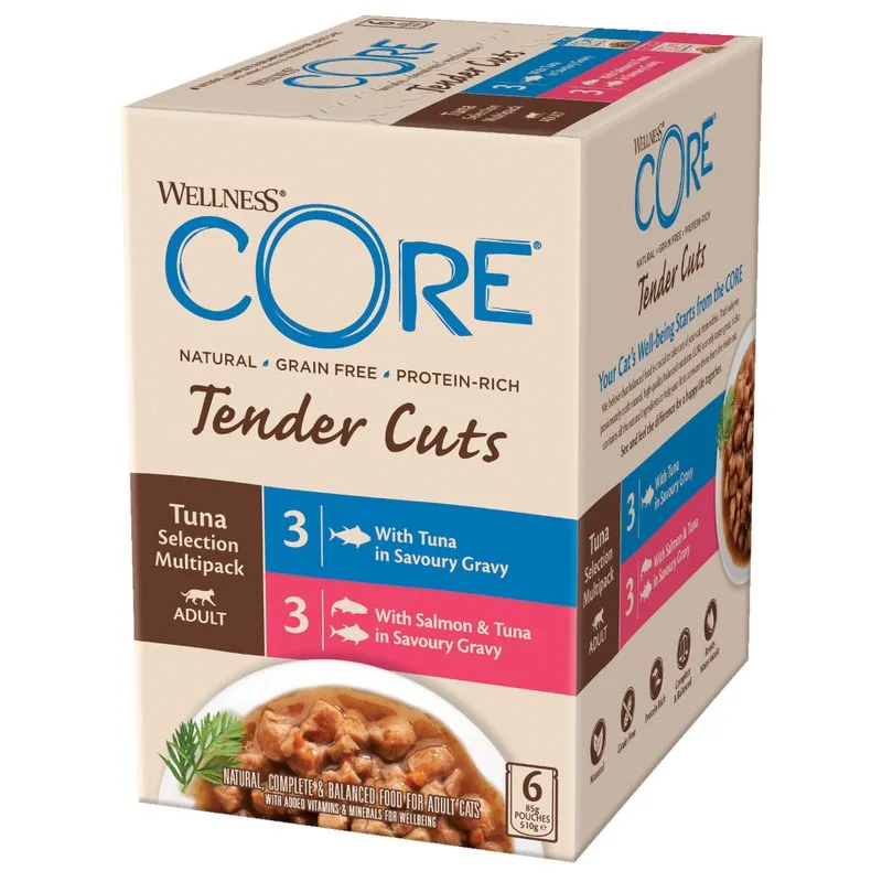 Wellness Core Tender Cuts 6 x 85 g (Selezione di Tonno)