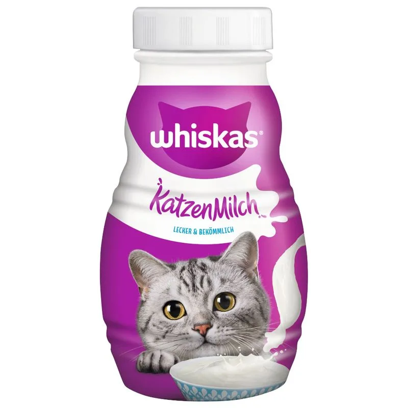 Latte Whiskas per gatti (Set %: 12 x 200 ml)