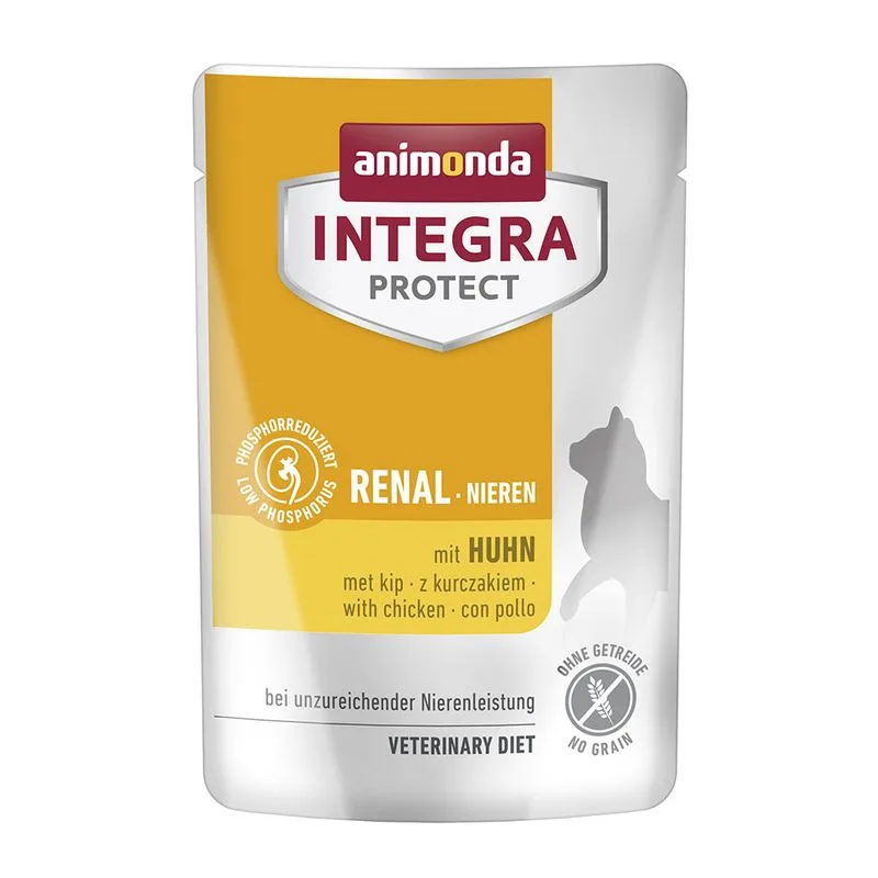 animonda Integra Protect Adult Renal Buste 24 x 85 g umido gatto (con Pollo)