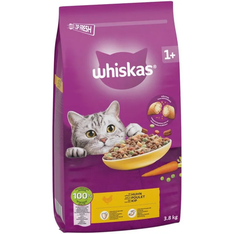Whiskas 1+ Pollo (3,8 kg)