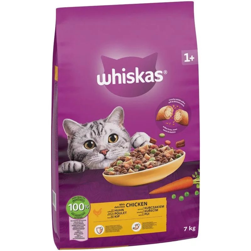 Whiskas 1+ Pollo (7 kg)