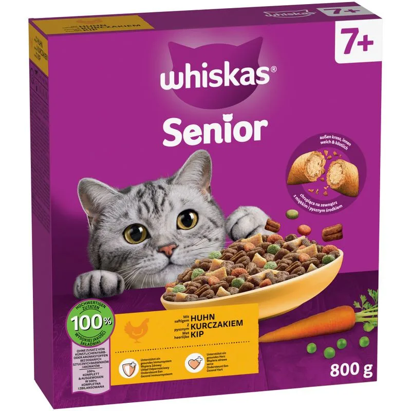 Whiskas 7+ Senior Pollo (Set %: 2 x 800 g)