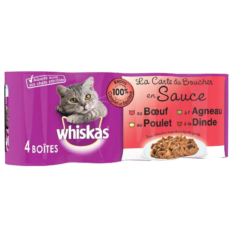 Whiskas La Carte 24 x 390 / 400 g