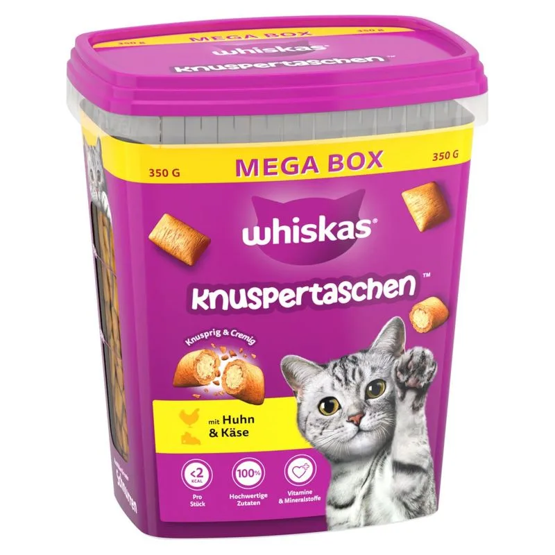 Whiskas Temptations (Set %: 2 x 350 g Pollo & Formaggio)