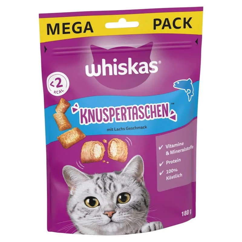 Whiskas Temptations (Set %: 4 x 180 g Salmone)