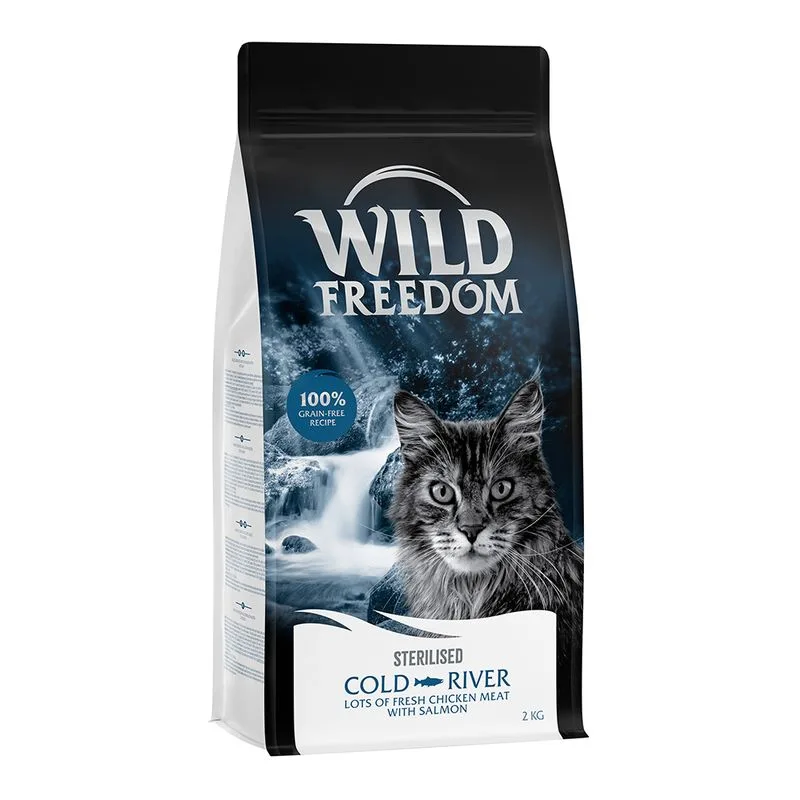 Wild Freedom Adult "Cold River" Sterilised Salmone - senza cereali per gatti (2 kg)