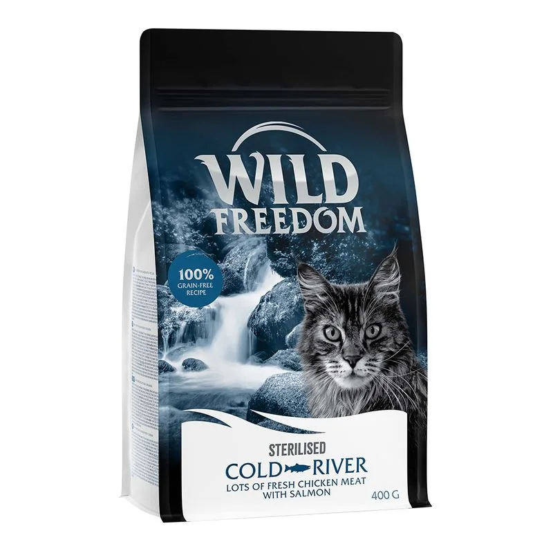 Wild Freedom Adult "Cold River" Sterilised Salmone - senza cereali per gatti (400 g)