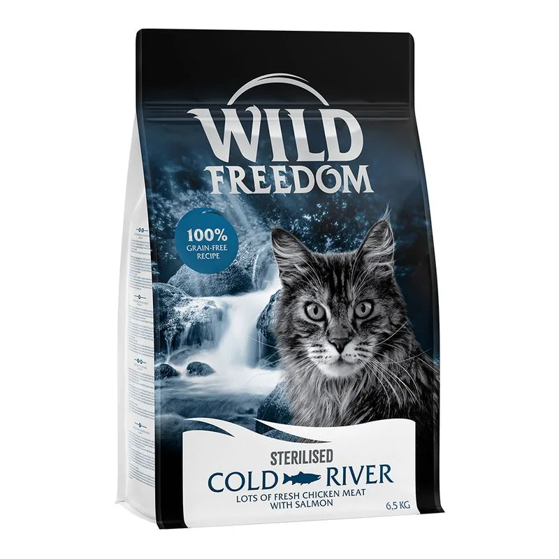 Wild Freedom Adult "Cold River" Sterilised Salmone - senza cereali per gatti (6,5 kg)