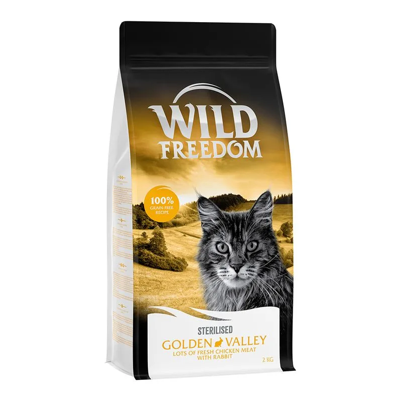 Wild Freedom Adult "Golden Valley" Sterilised Coniglio - senza cereali gatto (2 kg)