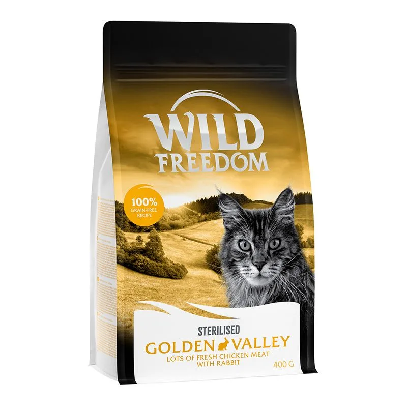 Wild Freedom Adult "Golden Valley" Sterilised Coniglio - senza cereali gatto (400 g)