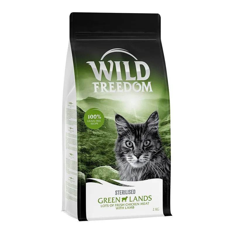 Wild Freedom Adult "Green Lands" Sterilised Agnello - senza cereali gatto (2 kg)