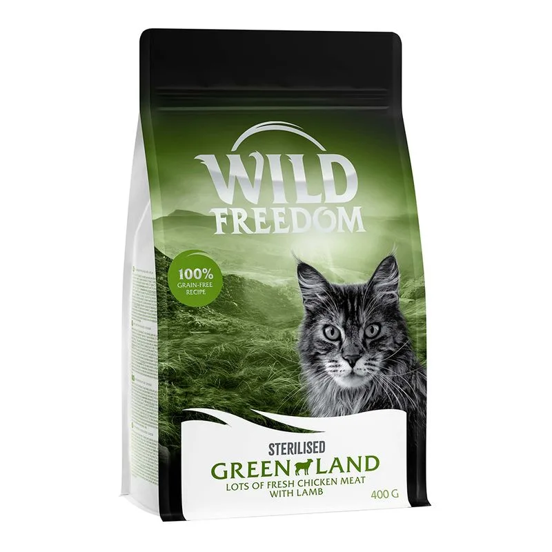 Wild Freedom Adult "Green Lands" Sterilised Agnello - senza cereali gatto (400 g)
