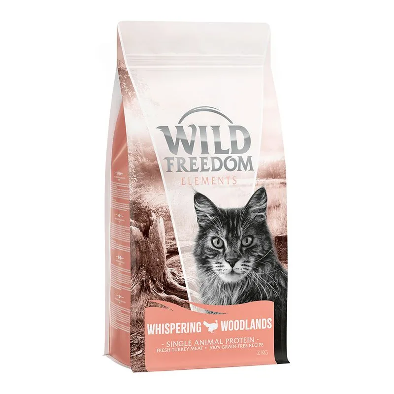 Wild Freedom Adult "Whispering Woodlands" Tacchino senza cereali per gatto (2 kg)