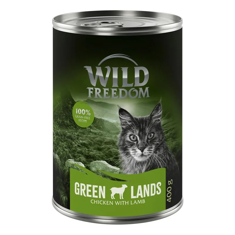 Wild Freedom Adult 12 x 400 g - senza cereali (Green Lands - Agnello & Pollo)