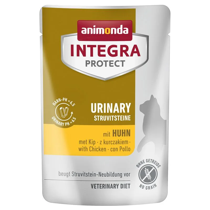 animonda Integra Protect Adult Urinary Buste 24 x 85 g umido gatto (con Pollo)