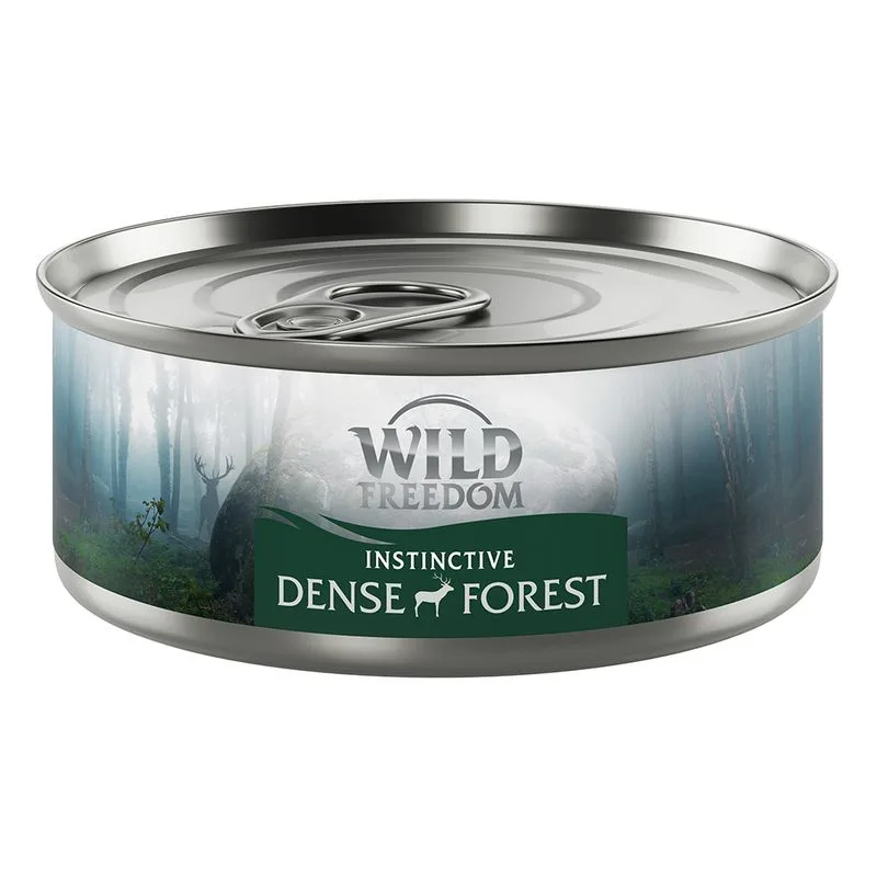 Wild Freedom Adult Instinctive 24 x 70 g Umido per gatto (Dense Forest - Cervo)