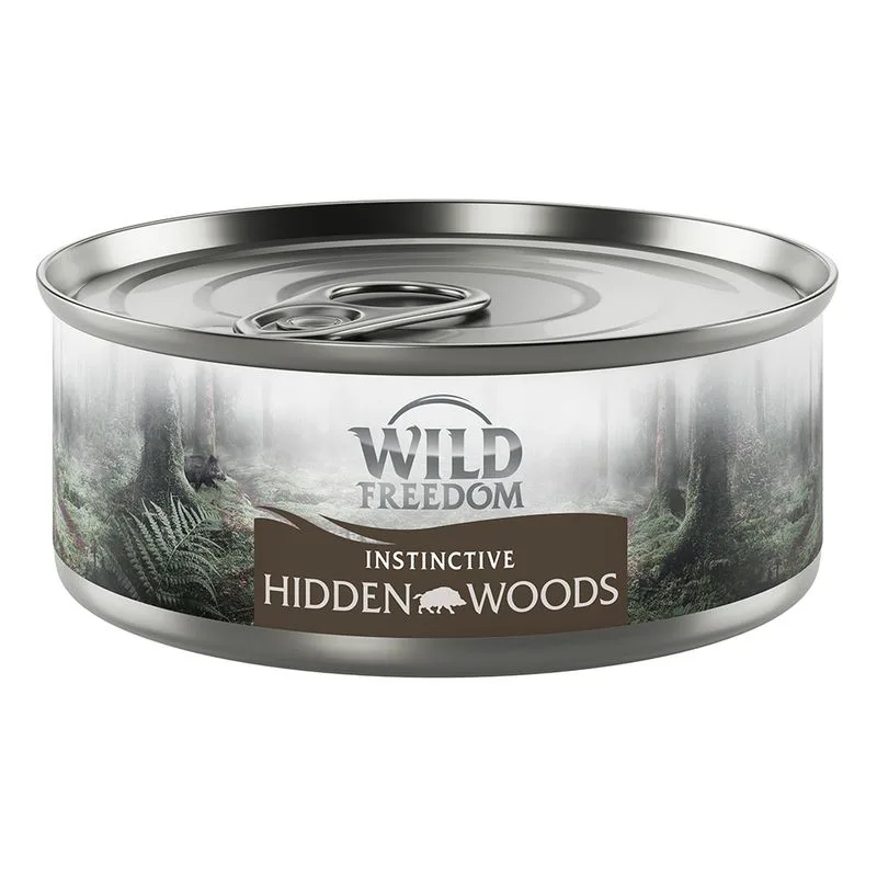 Wild Freedom Adult Instinctive 6 x 70 g Umido per gatto (Hidden Woods - Cinghiale)