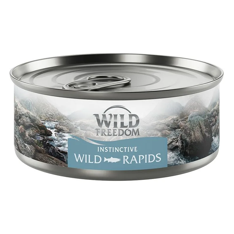 Wild Freedom Adult Instinctive 6 x 70 g Umido per gatto (Wild Rapids - Salmone)