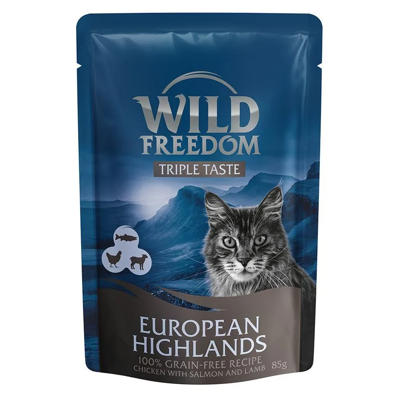 Wild Freedom Triple Taste Buste 8 x 85 g umido gatto