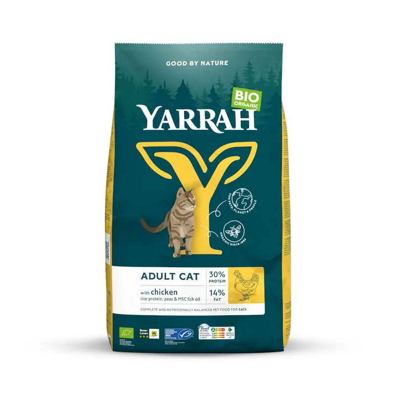 Yarrah Bio con Pollo bio Crocchette per gatti (800 g)