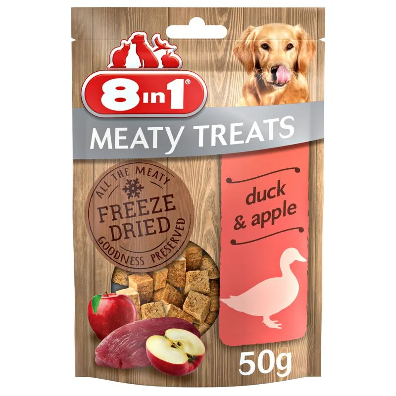 8in1 Meaty Treats (Set %: 2 x 50 g Anatra & Mela)