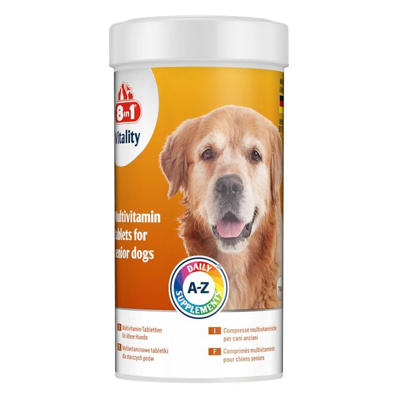 8in1 Vitality Compresse Multivitaminiche Senior (Set %: (2 x 70) 140 compresse)