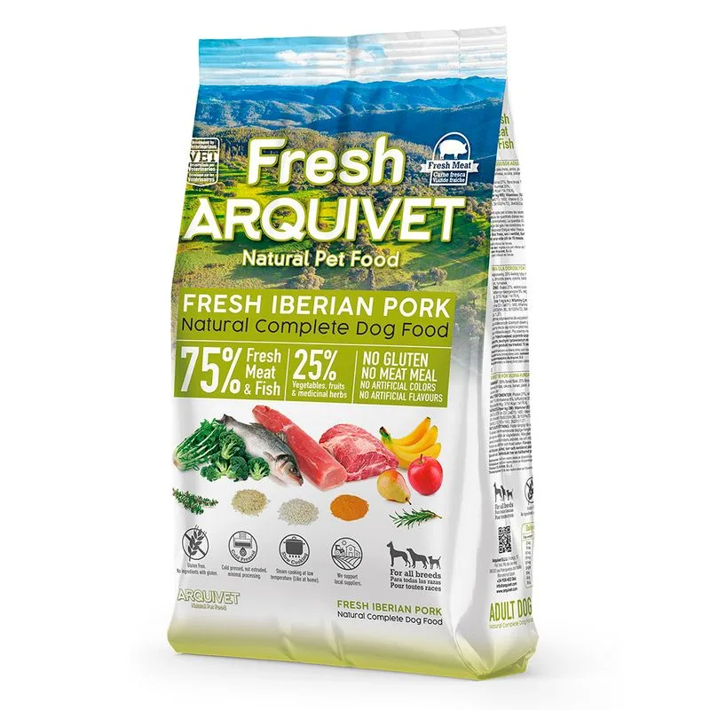 Arquivet Fresh Iberian Pork Crocchette cane (Set %: 2 x 2,5 kg)