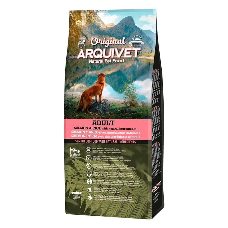 Arquivet Original Dog Adult Salmone & Riso Crocchette cane (Set %: 2 x 12 kg)