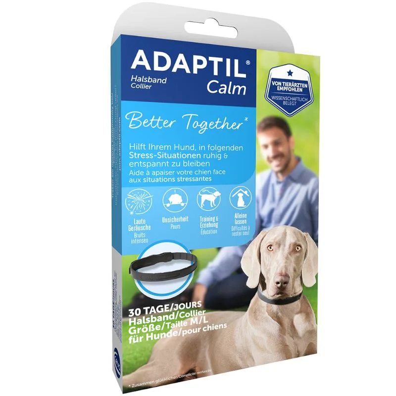 ADAPTIL Collare calmante per cani (Set %: 2 x Misura collo fino a 62,5 cm (taglia media/grande))