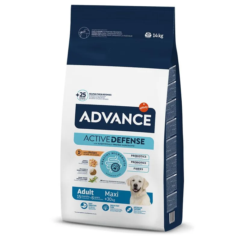 Advance Adult Maxi Crocchette per cane (Set %: 2 x 14 kg)