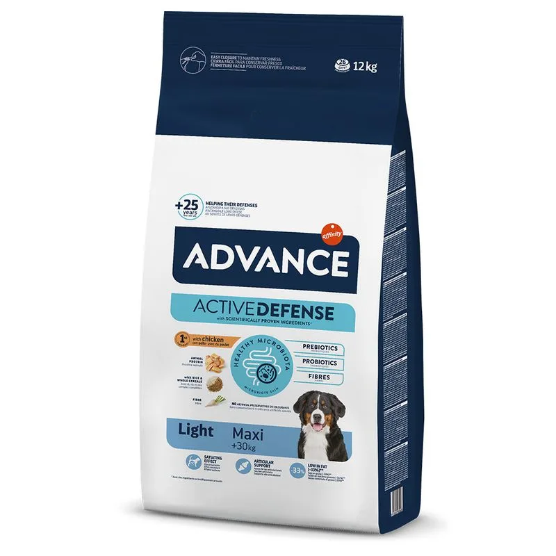 Advance Maxi Light Crocchette per cane (Set %: 2 x 12 kg)