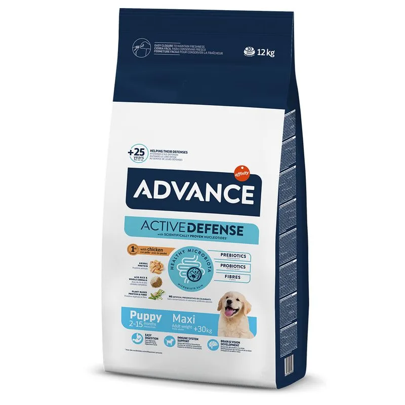 Advance Maxi Puppy Protect Crocchette per cane (Set %: 2 x 12 kg)