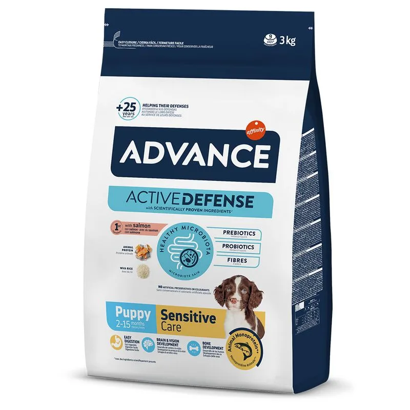 Advance Puppy Sensitive con Salmone Crocchette per cane (Set %: 2 x 3 kg)