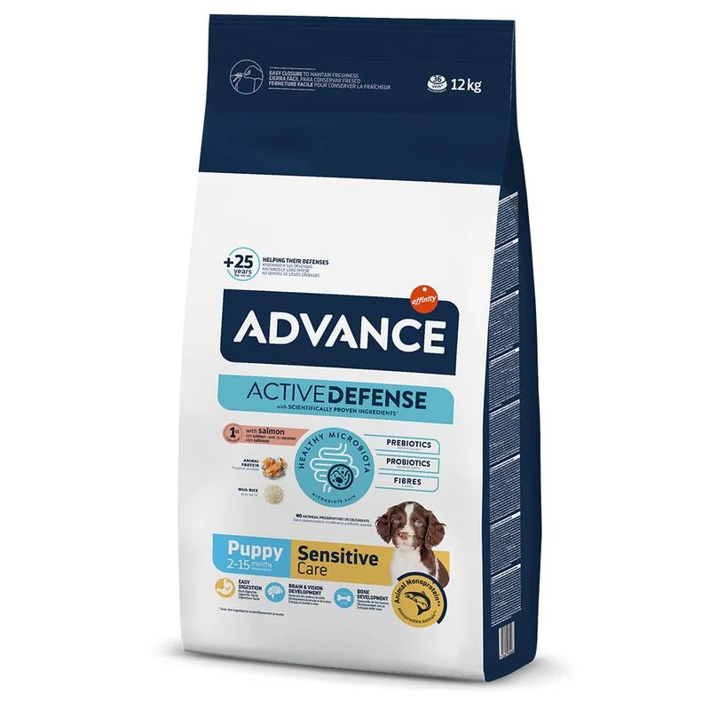 Advance Puppy Sensitive con Salmone Crocchette per cane (Set %: 2 x 12 kg)