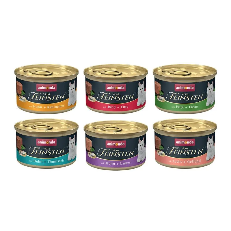 animonda Vom Feinsten Adult Pacco misto 72 x 85 g Alimento umido per gatti
