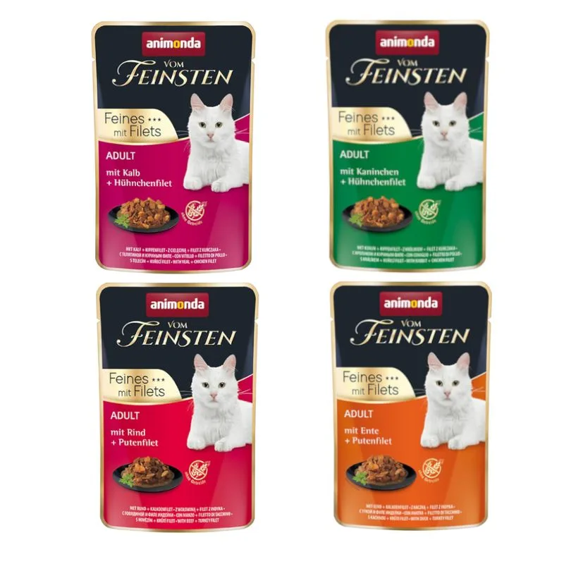 animonda Vom Feinsten Adult Pacco misto Alimento umido per gatti (Set %: 32 x 85 g)