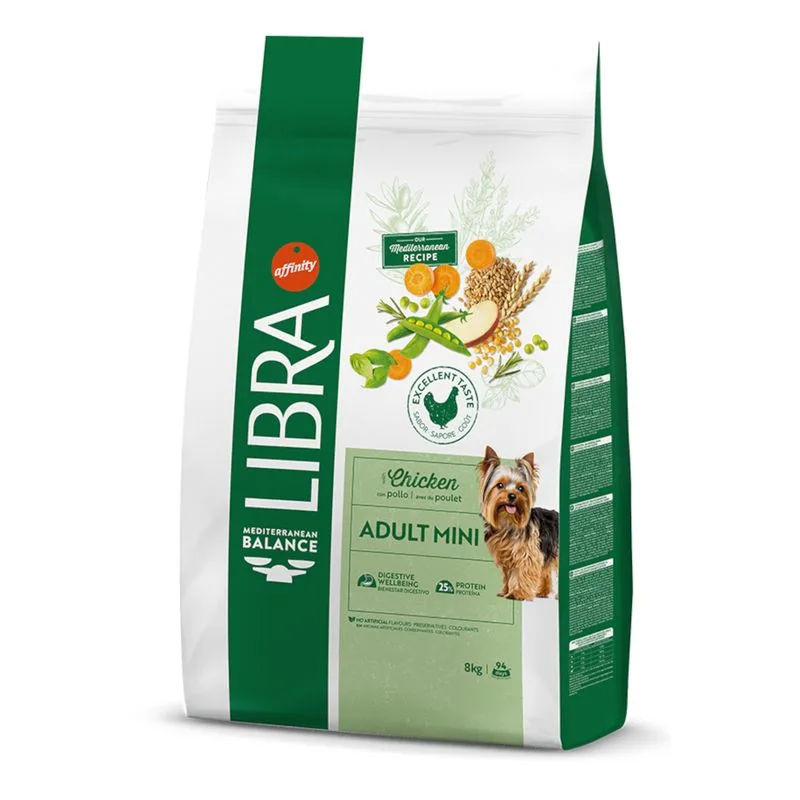 Libra Dog Mini con Pollo Crocchette per cane (Set %: 2 x 8 kg)