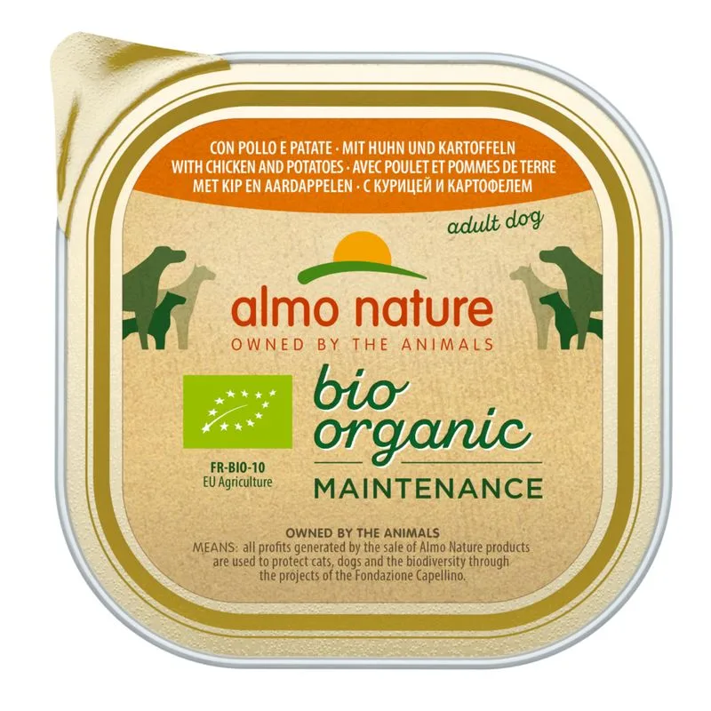 Almo Nature BioOrganic Maintenance 9 x 300 g (Pollo bio & Patate bio)