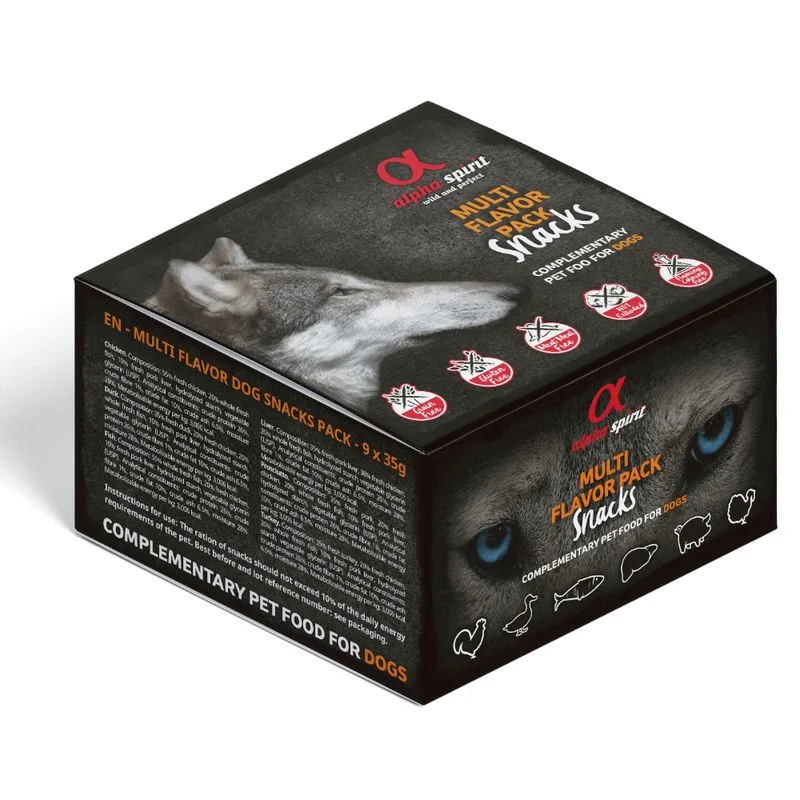 Pacco misto Alpha Spirit Dog Snack