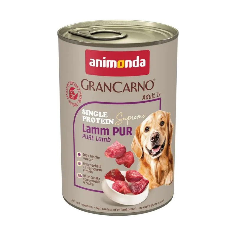animonda GranCarno Adult Single Protein Supreme 24 x 400 g (Agnello puro)