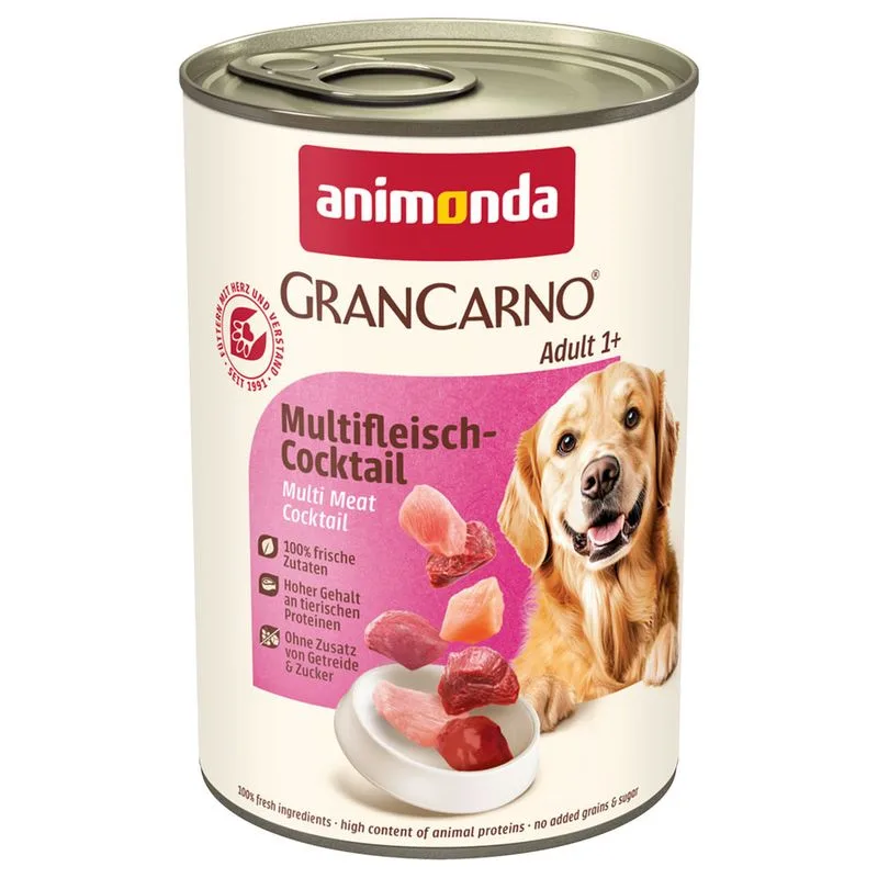 animonda GranCarno Original 12 x 400 g (Adult: Cocktail Multicarne)