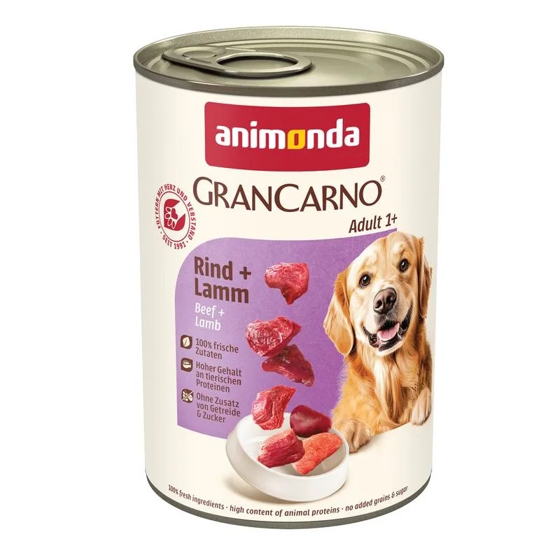 animonda GranCarno Original 12 x 400 g (Adult: Manzo & Agnello)