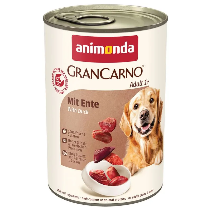 animonda GranCarno Original 12 x 400 g (Adult: con Anatra)