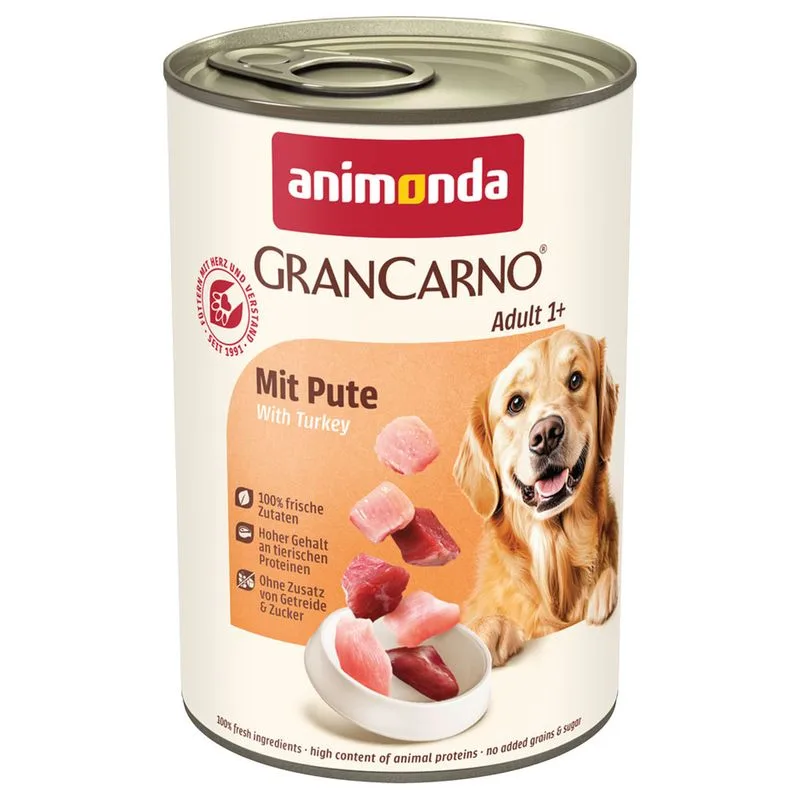 animonda GranCarno Original 12 x 400 g (Adult: con Tacchino)