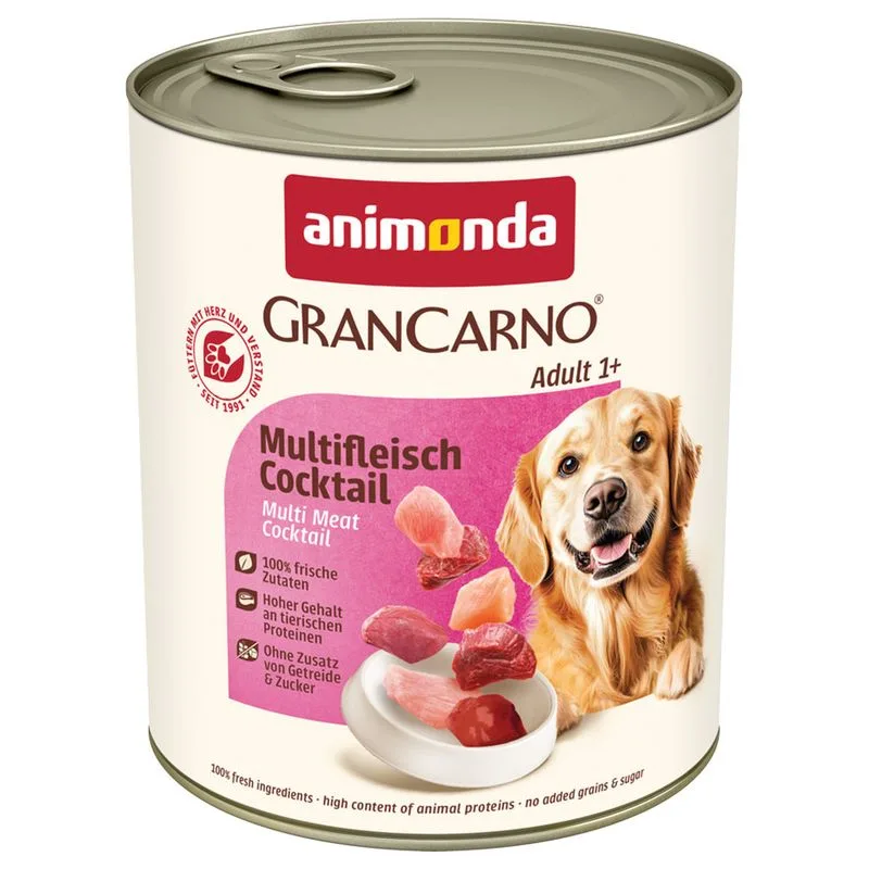 animonda GranCarno Original 12 x 800 g (Adult: Cocktail Multicarne)