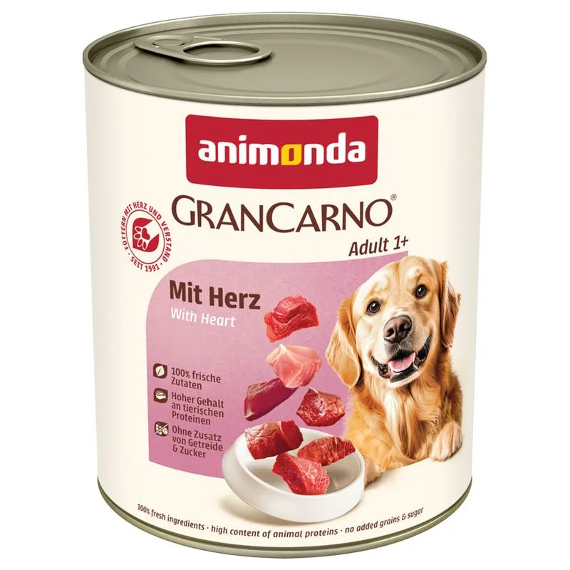 animonda GranCarno Original 12 x 800 g (Adult: Cuore)