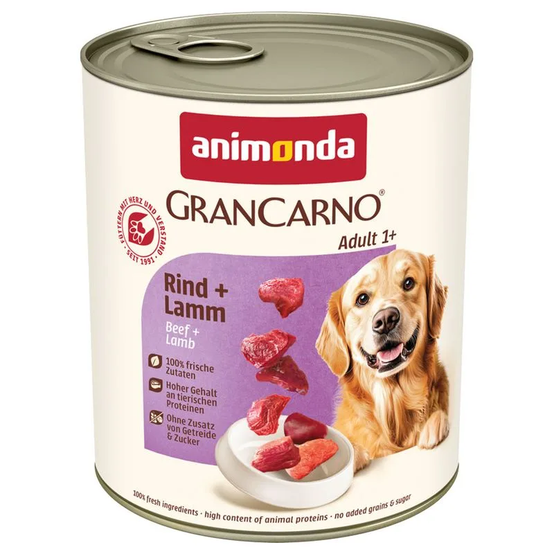 animonda GranCarno Original 12 x 800 g (Adult: Manzo & Agnello)