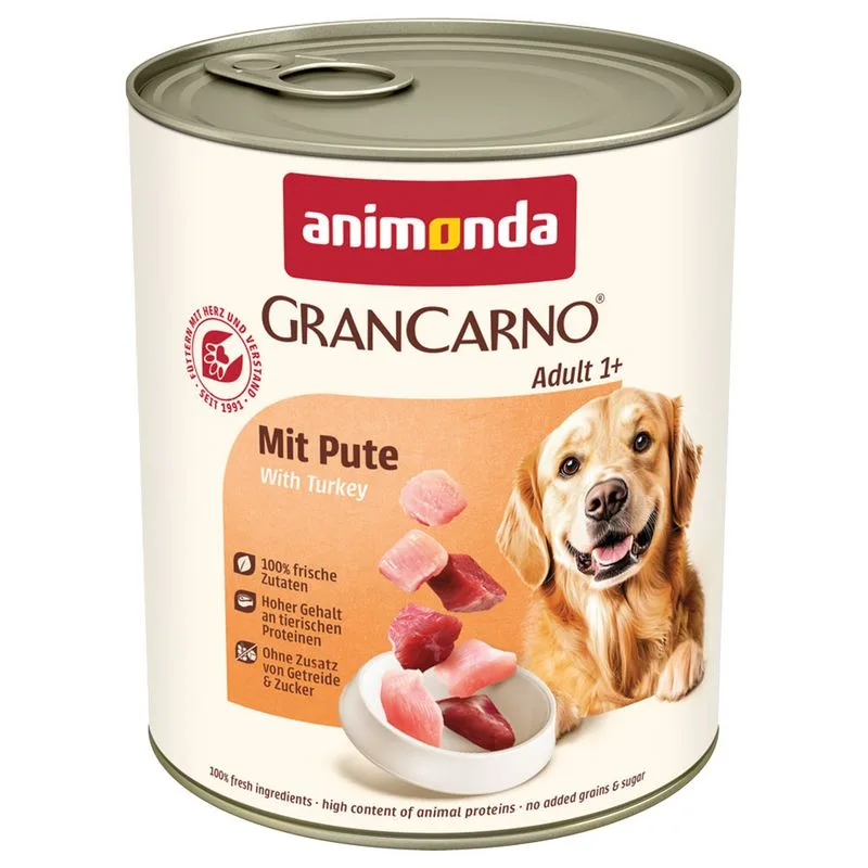 animonda GranCarno Original 12 x 800 g (Adult: con Tacchino)