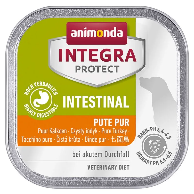 animonda Integra Protect Intestinal Vaschetta Alimento umido per cani (Set %: 24 x 150 g Tacchino)